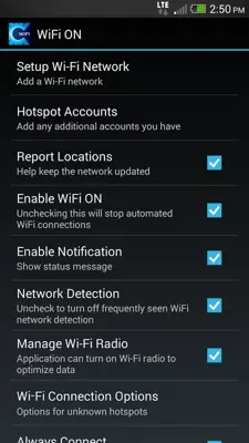 WiFi ON android App screenshot 1